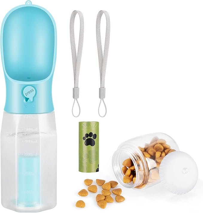 Drinkfles Hond 3-in-1